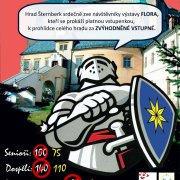 S lístkem na Floru do hradu Šternberk levněji