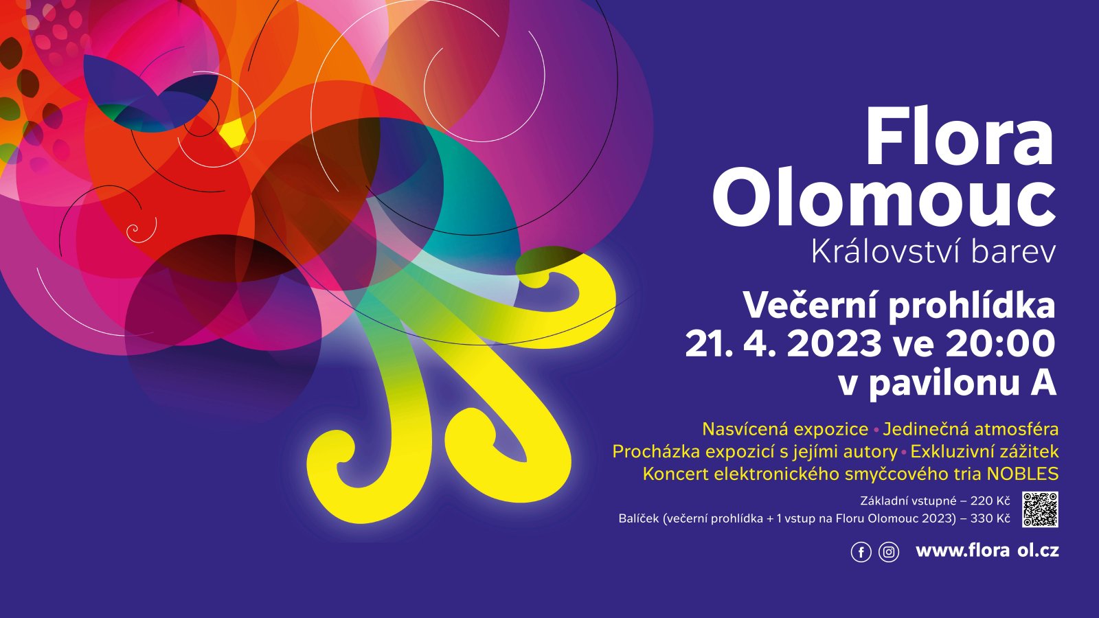 Večerní prohlídka Flora Olomouc 2023